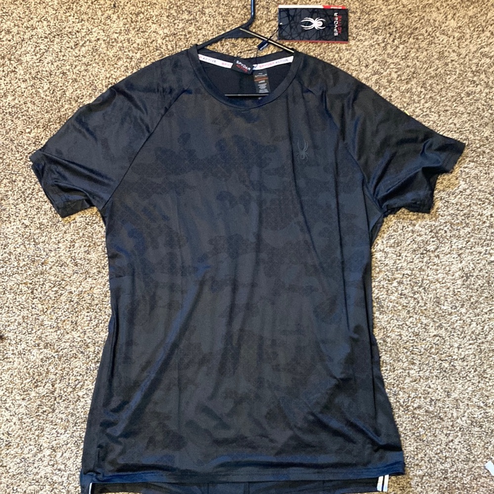 Spyder Black Short Sleeve Tee